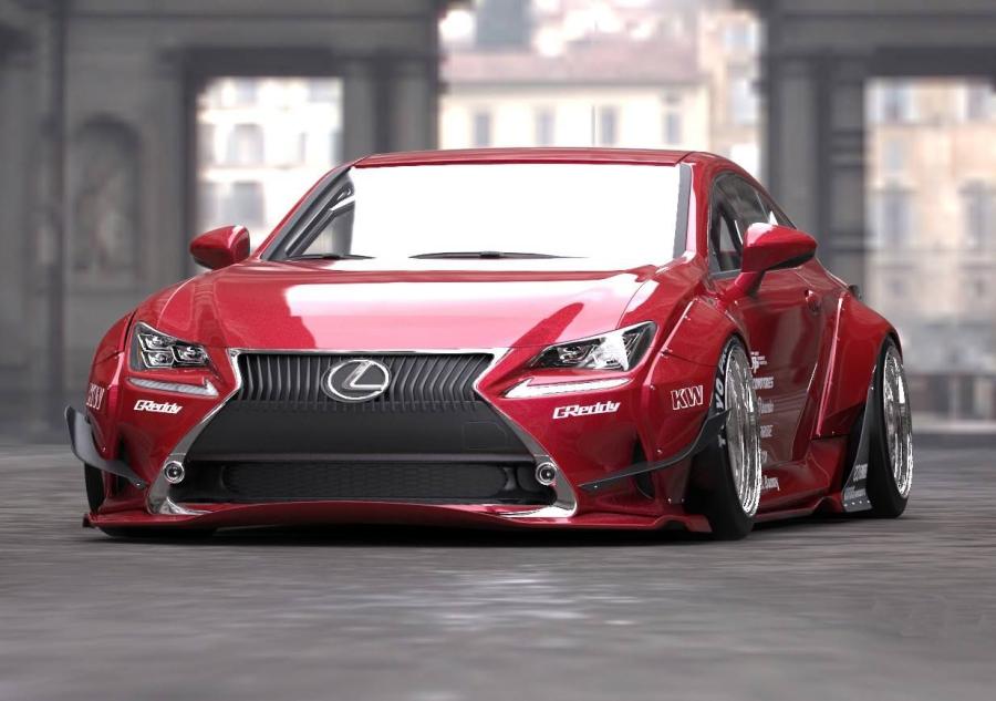 Lexus RC350 by LexusTuned and GReddy and Rocket Bunny on Toyo Tires '2014